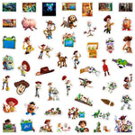 sticker multicolore cartoon personnages films set 10 30 50 pièces décoration diy