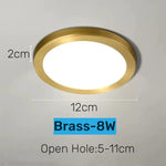 Spot LED Or Noir Cuivre Rond Lisse Éclairage Cuisine Moderne Boucle Ajustable Câbles