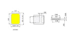 diodes led smd 2835 12v blanc chaud 3000k 100lm 80ma 2.1mmx3.3mm électronique nouvelle