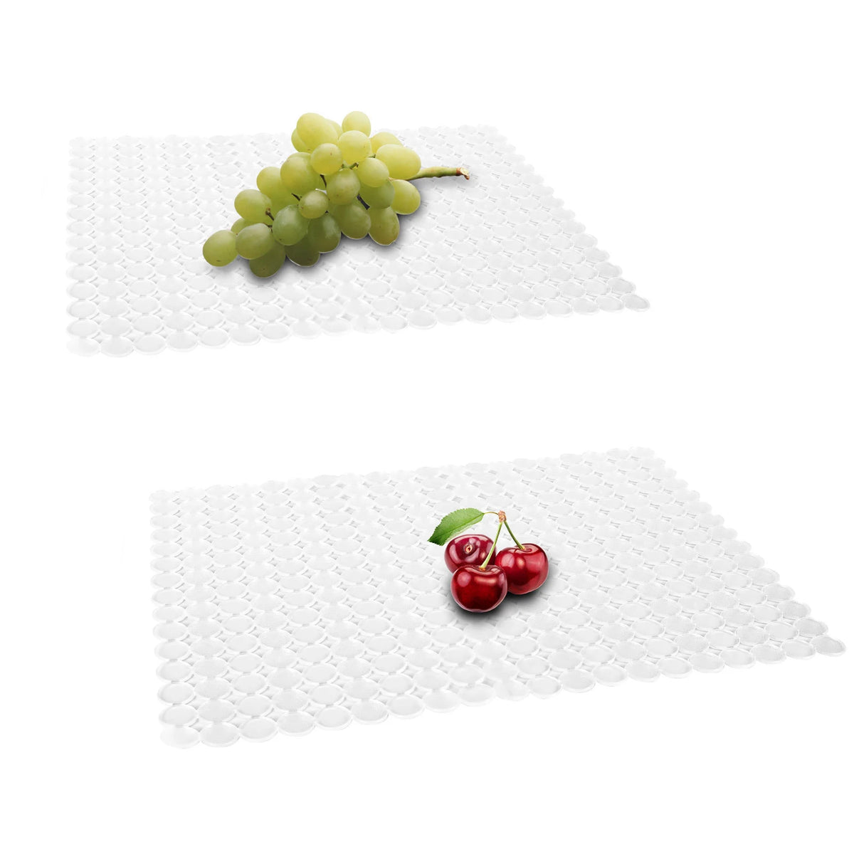 tapis cuisine anti dérapant noir moderne adhésif rondelles grille 30x40cm