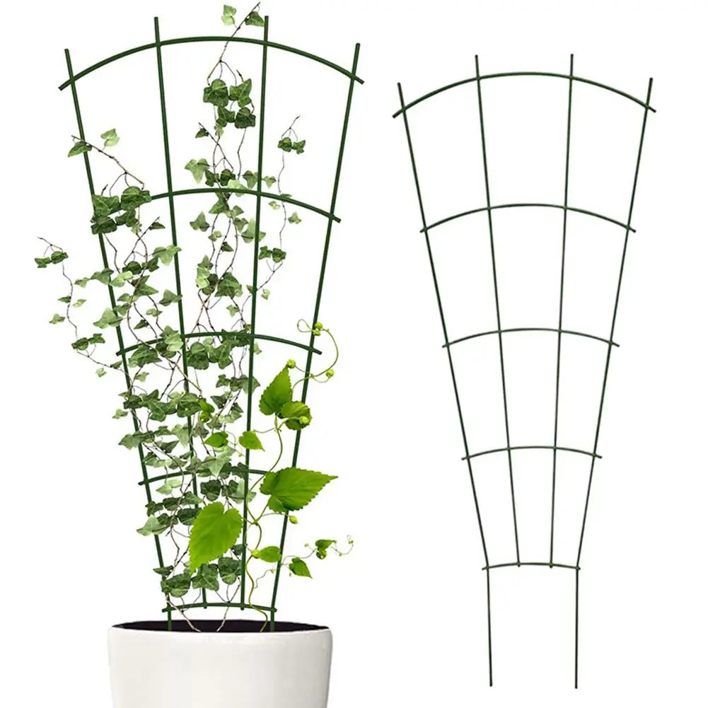 treillis métallique vert foncé moderne grille rectangulaire plantes intérieur extérieur support vigne fleur jardin