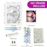 kit peinture numéros toile personnalisée fleurs animaux paysages décoration murale moderne