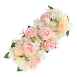 décoration murale florale artificielle romantique rose blanc extérieur mariage anniversaire party