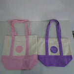 sac main blanc motif simple décontracté occlusion complète personnalisable silk screen printing casual sans