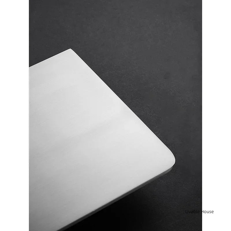 étagère murale acier inoxydable gris moderne étagère angle brillante cosmétiques