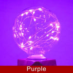 ampoules led decoratives e27 multicolore fil lumineux coeurs transparentes vintage moderne