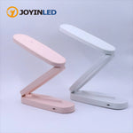lampe pliable rechargeable blanc rose variateur tactile portable moderne minimaliste