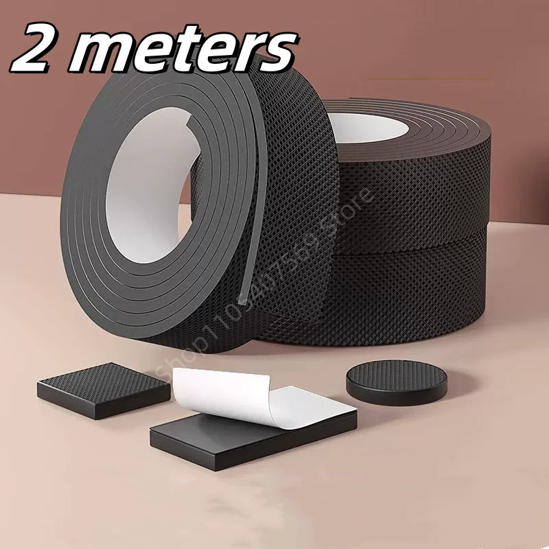 protections antidérapantes adhésives pieds tables chaises noir texturées alvéolées rouleaux découpées modernes minimalistes
