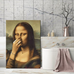 toile d'art impression portrait classique moderne anti uv imperméable humide vert toile coton