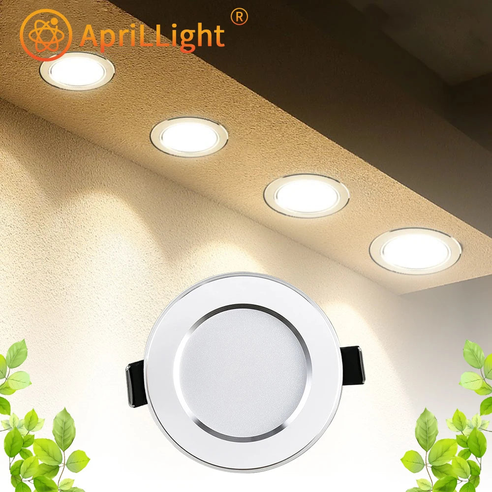Spot LED moderne 9W 12W 15W blanc clips fixation autoinstallé ABSCOEF