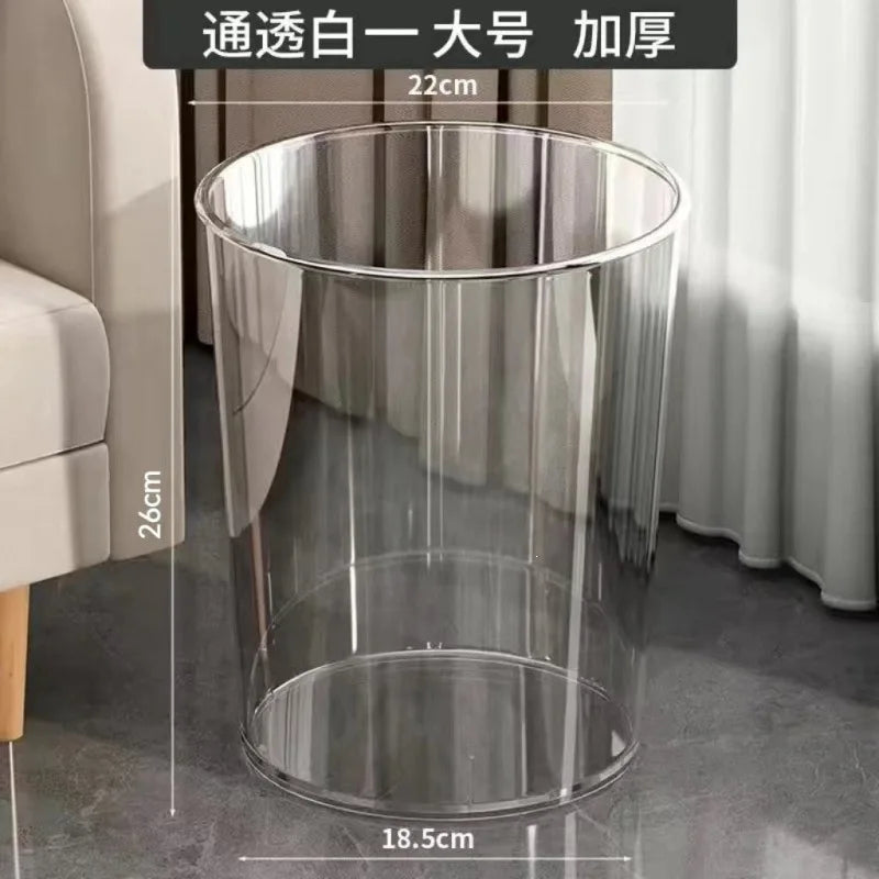 poubelle moderne transparente or grande chambre salon salle bain minimalistestyle