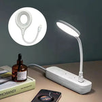 lampe table moderne blanc rechargeable led protection yeux étudiant étude lecture chambre veilleuse