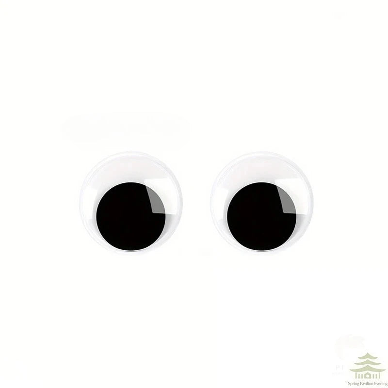 yeux plastique blancs noirs adhésifs décoratifs réfrigérateur diy scrapbooking enfants