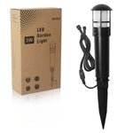 éclairage paysager extérieur led jardin étanche ip65 noir lentille frosted câble double facile moderne