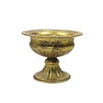 vase blanc or floral texture classique deco table anniversaire mariage