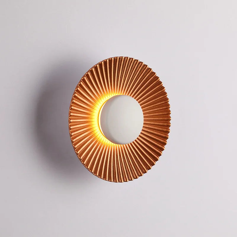 applique murale moderne or blanc led fixée mur chambre salon cuisine salle manger