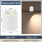 spot led gu10 noir mat moderne ac85 265v 249 2000lm neutral warm cold