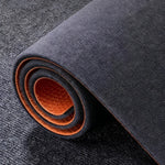 tapis sol moderne gris orange texture tissée salon chambre maison sport 60x90cm 80x120cm