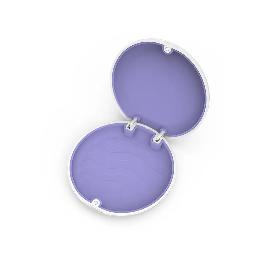 miroir pliable moderne noir blanc ciseaux oreillels prothèse dentaire stockage outils soins bucco dentaires