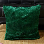 housse coussin velours doux moderne violet rouge vert blanc noir 41x41 cm