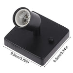 support murale led moderne blanc or noir matériau métal vis fixations chambre cuisine étude