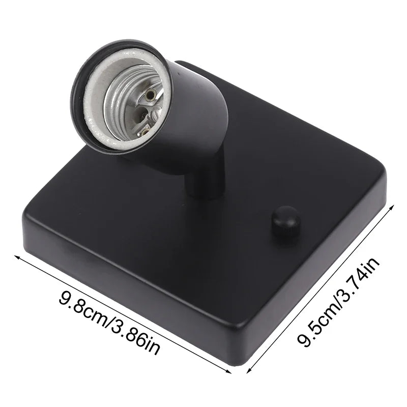 support murale led moderne blanc or noir matériau métal vis fixations chambre cuisine étude