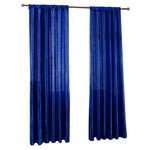 rideaux plissés blanc bleu rouge élégants semi transparent salon moderne polyester