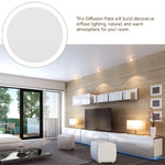 diffuseur lumière blanc moderne opac opaque rond encastré led 5.9cm