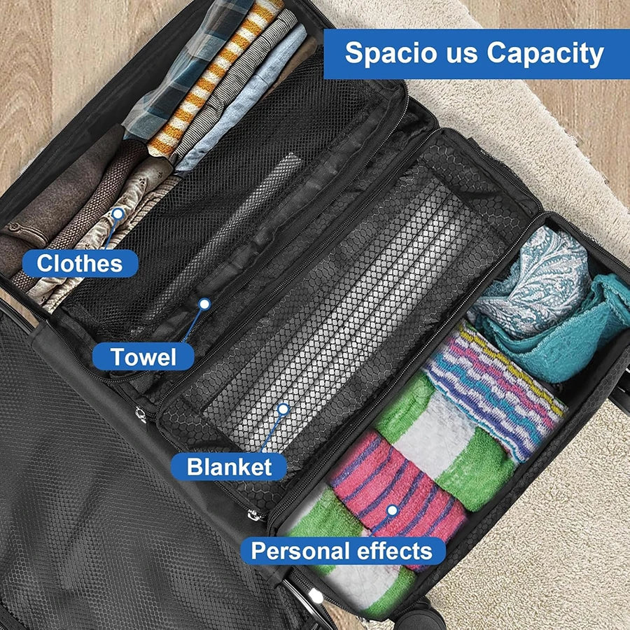 organisateur rangement bleu marine noir maille pratique crochets suspendu armoire vêtements multifonctionnel tissé opaquet