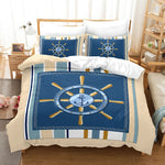 Ensemble complet housse et taies dans une chambre d'enfant