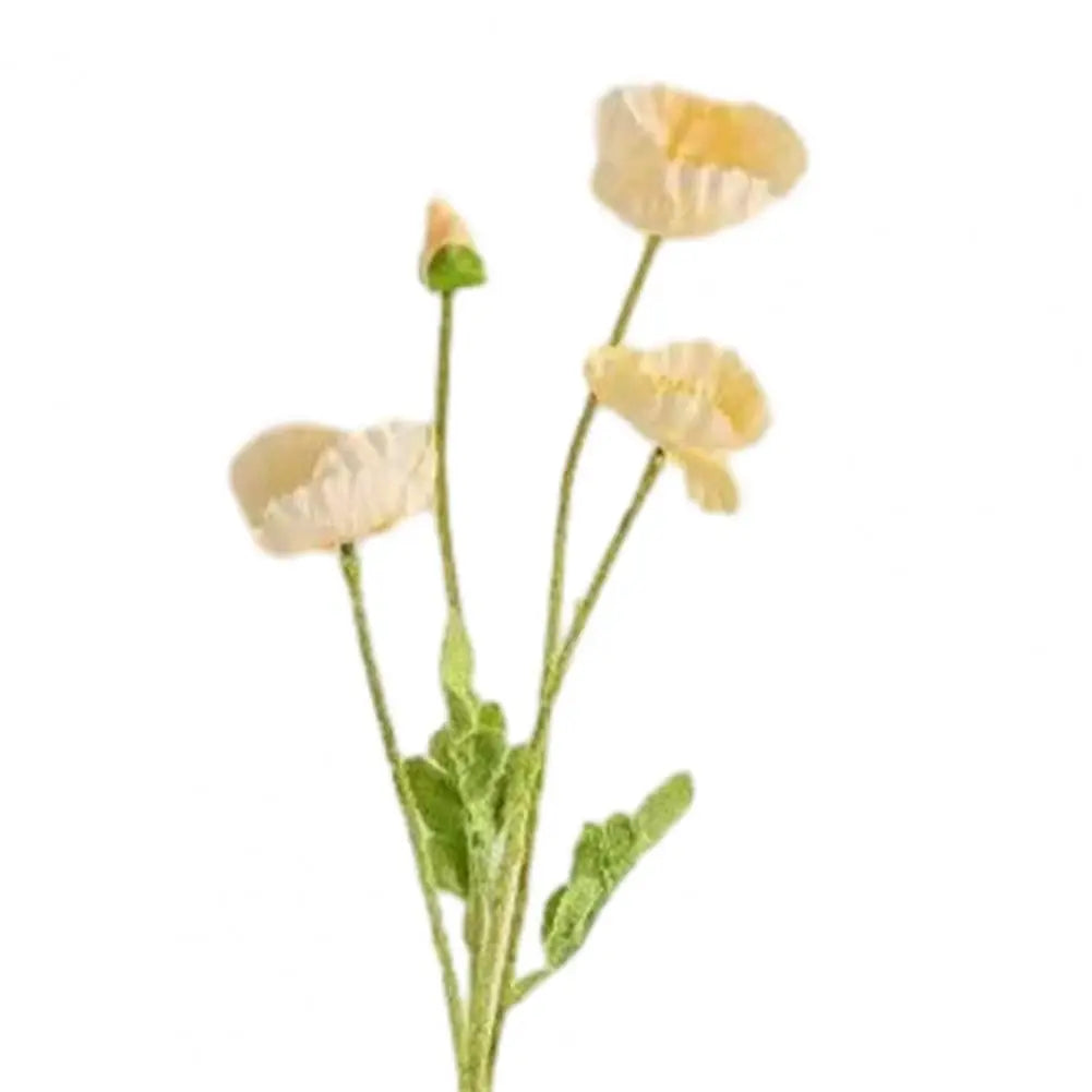 décoration extérieure mariage bouquet artificiel fleurs simples feuilles vertes moderne rouge blanc