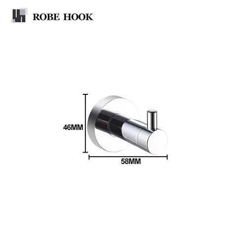 ensemble accessoires salle bain chrome acier inoxydable porte serviette savon mural moderne argenté