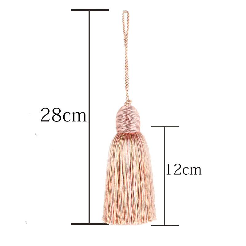 pompon décoratif moderne polyester 28cm blanc doré noir multicolore tissé opaques