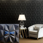 panneaux decoratifs 3d blanc geometrique moderne adhesif 30cm 30cm