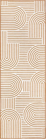 tapis moderne minimaliste polyester antidérapant noir blanc rose beige geometrique circular linear