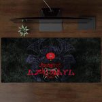 tapis souris noir rouge bleu motif graphique texture grunge moderne jeu xxl