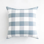 taies d'oreiller bleu clair plaid carreaux moderne polyester 30x50 45x45 cm coussins décoratifs