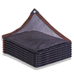 filet protection solaire maille noire jardin terrasse pergola clips fixation