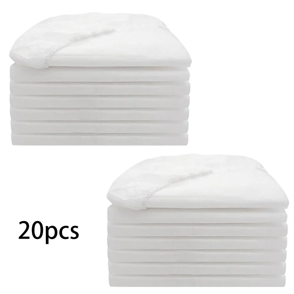 couvre lit jetable blanc élastique massage table moderne 35x86 pouces pack 10pcs