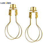 clips support ampoules or lisses modernes sécurité abat jour cuivre fer adjustable inclusion