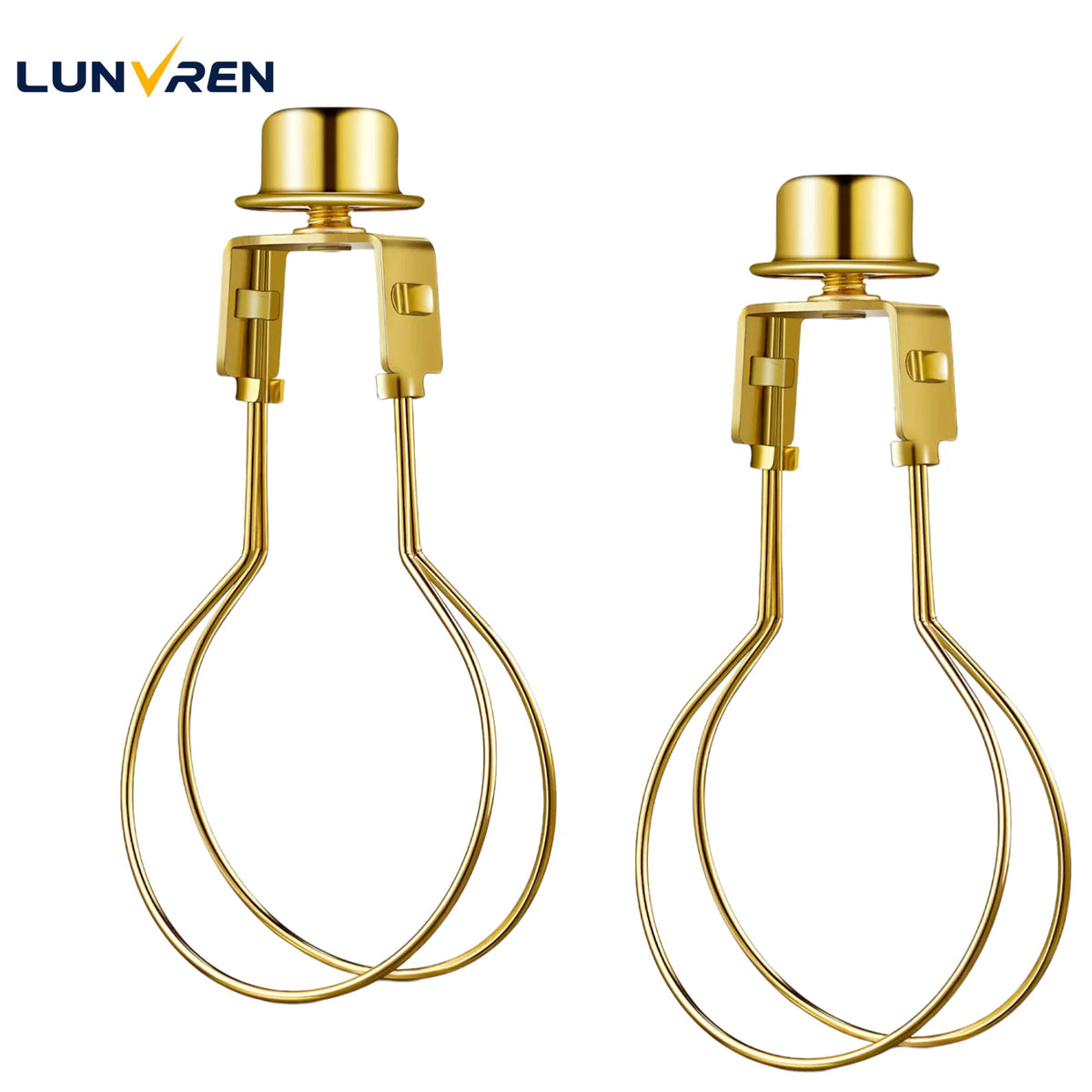 clips support ampoules or lisses modernes sécurité abat jour cuivre fer adjustable inclusion
