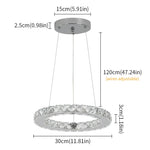 suspension lumineuse moderne dorée strass transparente chaînes chambre salon 90 260V 2000 82000lm