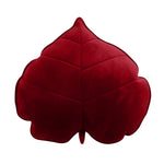 coussin rond imprimé feuilles velours amovible lavable moderne adultes multicolore