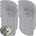 supports matelas adhésifs gris clair moderne rayures diagonales 4pcs bande adhésive