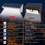 Lampe solaire avec capteur mouvement jardin