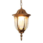 lampe suspendue bronze noir transparente classique rayures verticales salon chambre hall echangement ampoule echangable