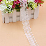 ruban dentelle 30mm violet rose orange bleu noir blanc motifs floraux classique polyester