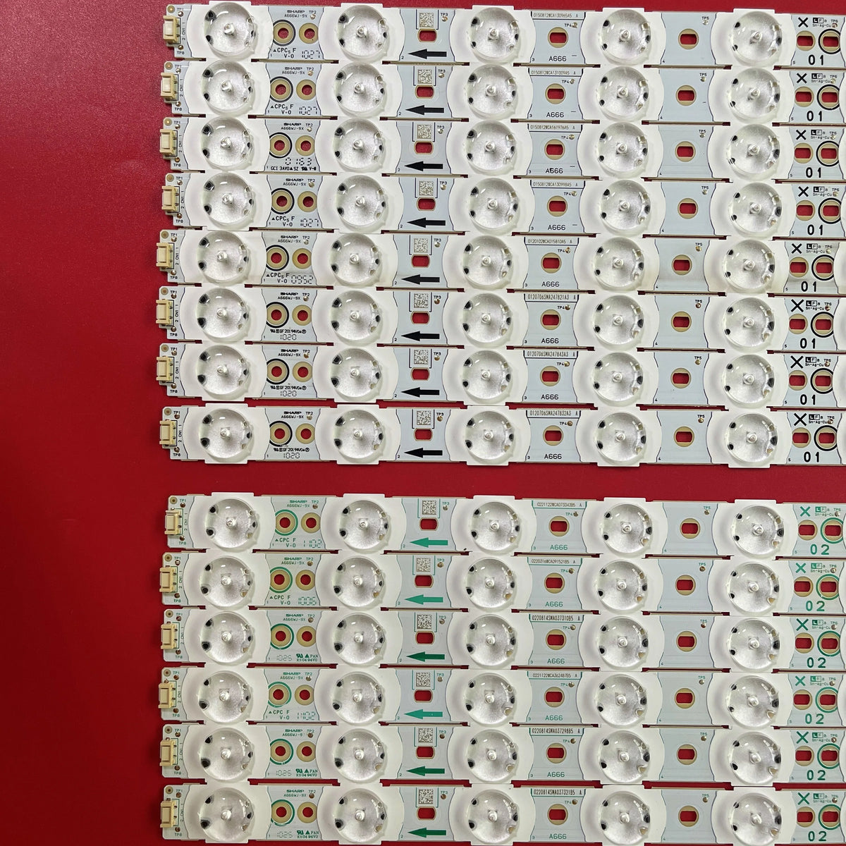 éclairage spécial bande led 21 diodes blanc moderne électronique industrielle aluminium led 5v