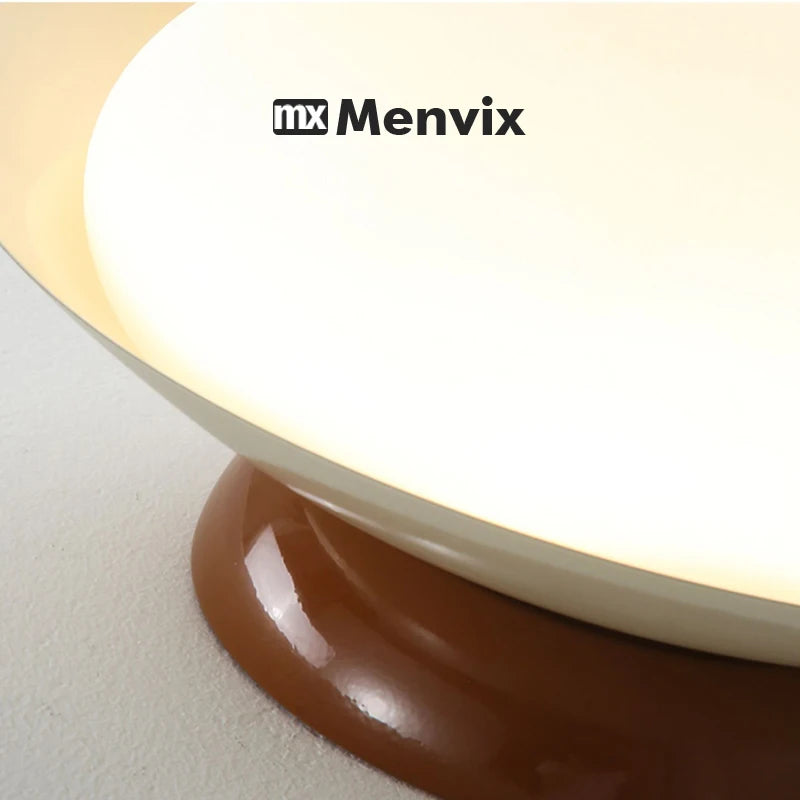 lampe moderne vert olive marron clair blanc matériau métal flux lumineux adaptable interrupteur tactile