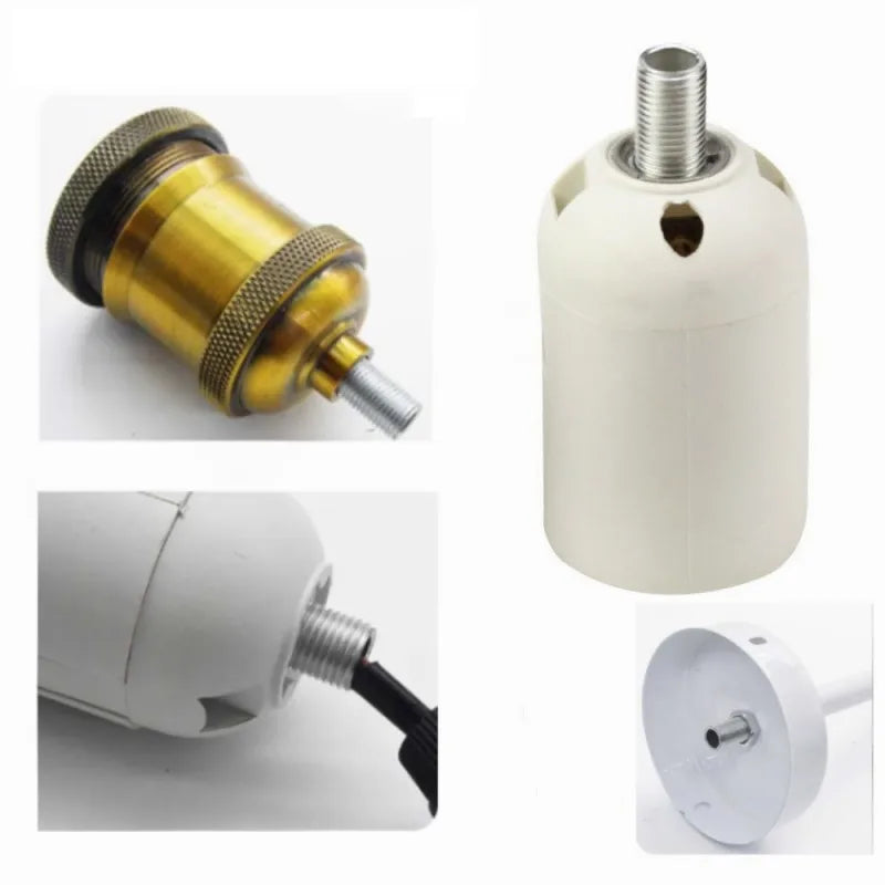 vis filetées argentées industrielle accessoires éclairage support lampe fixations métalliques